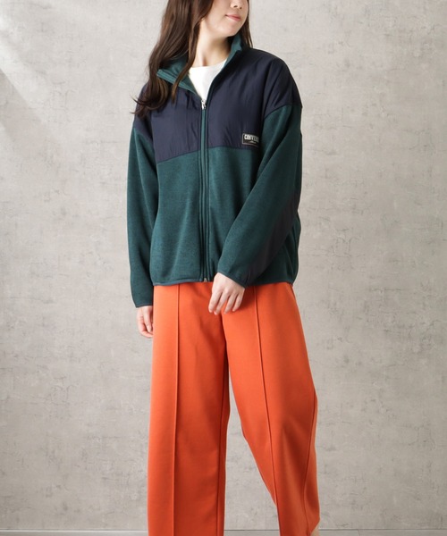 CONVERSE(コンバース)の「CONVERSE コンバース ニットフリーススタンドジップジャケット(その他アウター・レディース・ブラック/グレー/ブラウン/グリーン・M/L)」の12枚目の写真