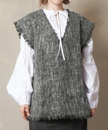 Lull | 【Lull / ルル】フリンジツイードベスト(ベスト)