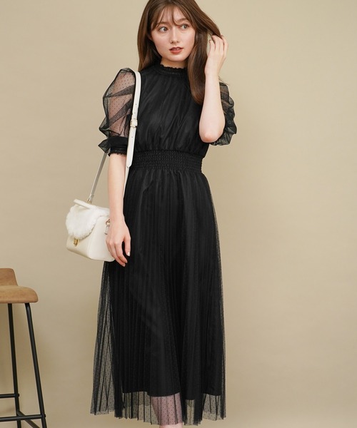 NOELA（ノエラ）の「チュールドットドレス（ワンピース）」 - WEAR