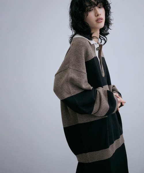 ニット セーター PROVOKE/プロヴォーク frayed pullover knit ニット レディース ニット セーター PROVOKE/プロヴォーク frayed pullover knit
