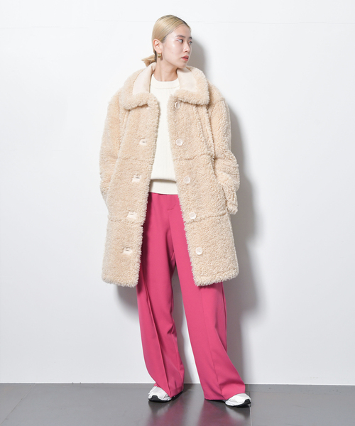 CITYSHOP(シティーショップ)の「PINTUCK WIDE パンツ(その他パンツ・レディース・ブラック/ピンク・38/36)」の11枚目の写真
