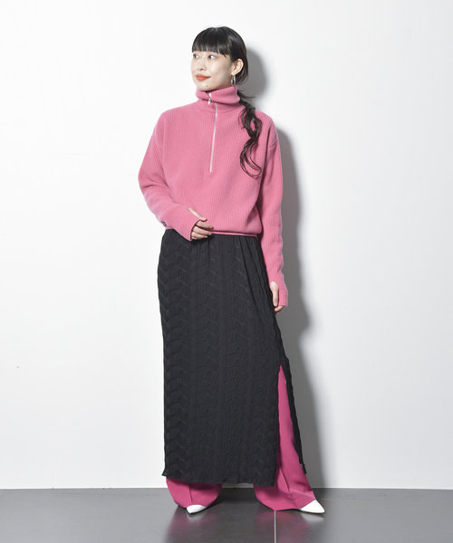 CITYSHOP(シティーショップ)の「PINTUCK WIDE パンツ(その他パンツ・レディース・ブラック/ピンク・38/36)」の17枚目の写真