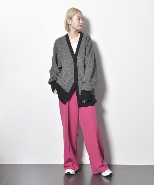 CITYSHOP(シティーショップ)の「PINTUCK WIDE パンツ(その他パンツ・レディース・ブラック/ピンク・38/36)」の20枚目の写真