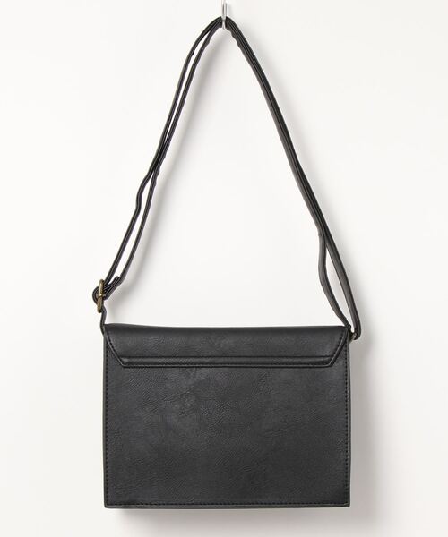 ehka sopo（エヘカソポ）の「フラップスクエアショルダー（ショルダーバッグ・レディース・ブラウン/ブラック/オフホワイト・ﾌﾘ-）」の7枚目の写真