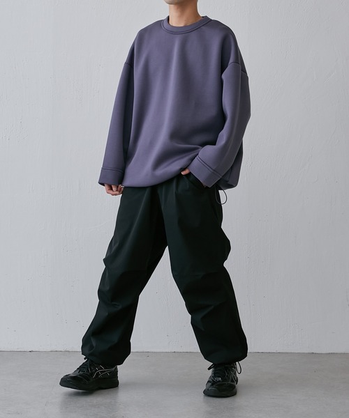 Lui's（ルイス）の「テック スノーパンツ/パラシュートパンツ（カーゴパンツ・メンズ・ブラック/ブルー・S/M）」の12枚目の写真