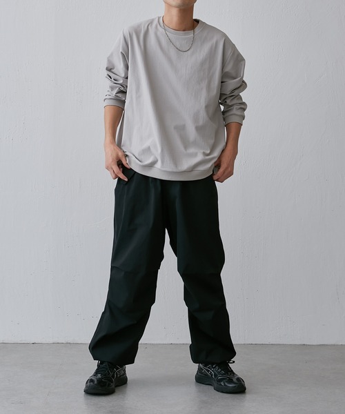 Lui's（ルイス）の「テック スノーパンツ/パラシュートパンツ（カーゴパンツ・メンズ・ブラック/ブルー・S/M）」の14枚目の写真