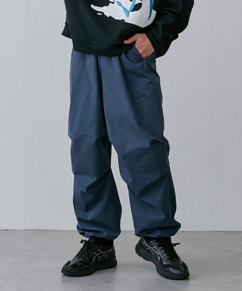 Lui's（ルイス）の「テック スノーパンツ/パラシュートパンツ（カーゴパンツ・メンズ・ブラック/ブルー・S/M）」の17枚目の写真