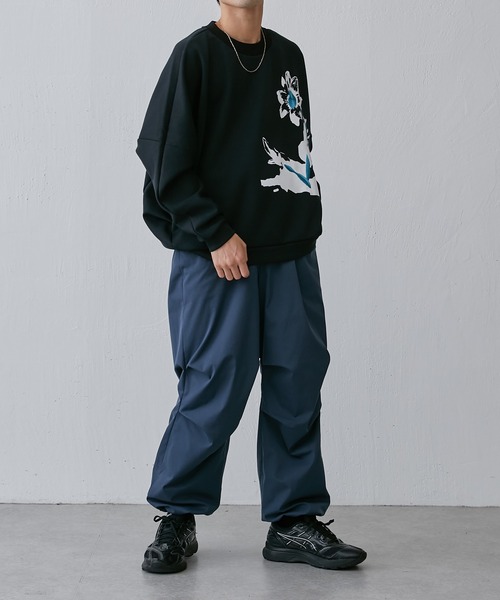 Lui's（ルイス）の「テック スノーパンツ/パラシュートパンツ（カーゴパンツ・メンズ・ブラック/ブルー・S/M）」の21枚目の写真