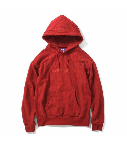 LFYT DAMASK PATTERN Lafayette LOGO US COTTON HOODED SWEATSHIRT 