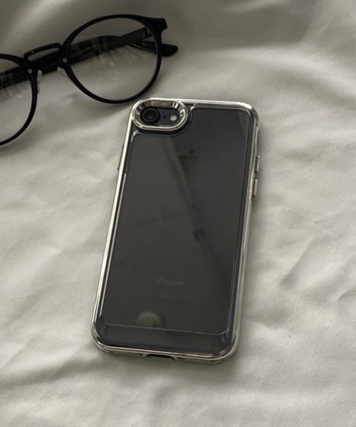 WEGO(ウィゴー)の「WEGO/メタルフレームiPhoneケース(シルバー)(スマホケース/カバー・レディース・その他3/その他1/その他4/その他5/その他2/その他6・FREE)」の2枚目の写真