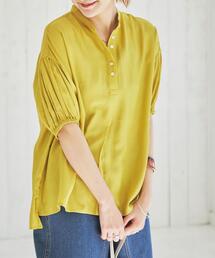 coen（コーエン）の「接触冷感ボリュームスリーブブラウス（シャツ/ブラウス）」