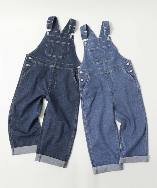 devirock（デビロック）の「楽デニム サロペット（サロペット/オーバーオール・キッズ・ネイビー/サックスブルー・100cm/110cm/120cm/130cm/140cm/150cm/160cm）」の15枚目の写真