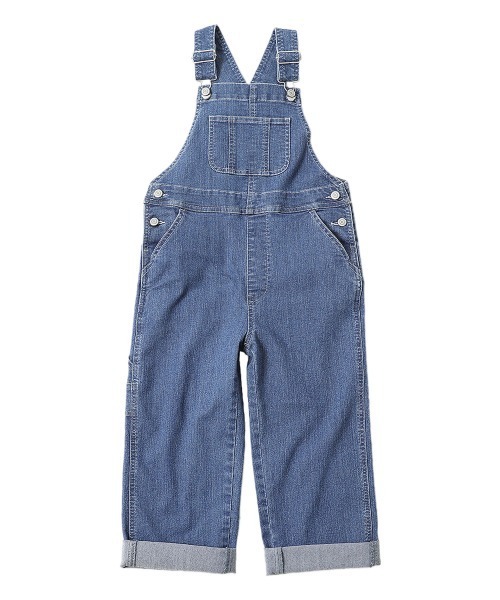 devirock（デビロック）の「楽デニム サロペット（サロペット/オーバーオール・キッズ・ネイビー/サックスブルー・100cm/110cm/120cm/130cm/140cm/150cm/160cm）」の7枚目の写真