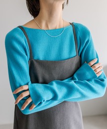 mystic | 【カラー展開豊富】クルーリブニット(ニット/セーター)