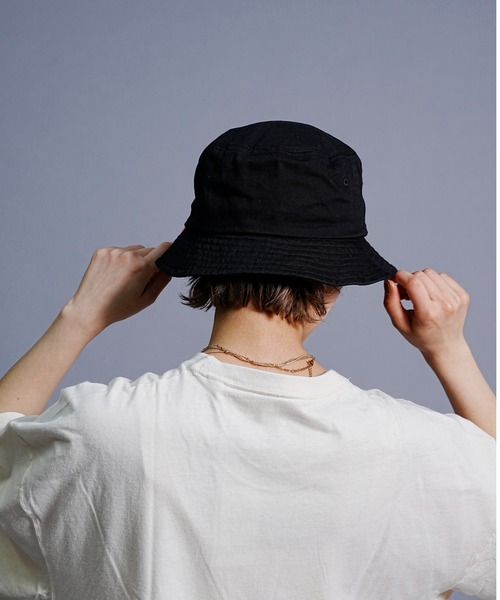 Manhattan Portage（マンハッタンポーテージ）の「Manhattan Portage/マンハッタンポーテージ ハット WAPPEN BUCKET HAT NYC MP190（ハット・メンズ・ベージュ系その他/グリーン系その他/ブラック×レッド・FREE）」の10枚目の写真