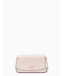 kate spade new york | ステイシー スタッディド ハート スモール フラップ クロスボディ(ショルダーバッグ)