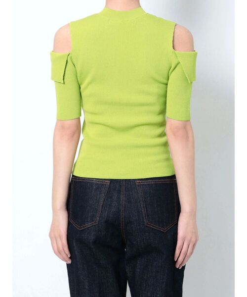 LAGUNAMOON（ラグナムーン）の「オリカエシスリーブニットプルオーバー（ニット/セーター・レディース・ホワイト/ブラック/グリーン系その他/ベージュ・FREE）」の7枚目の写真