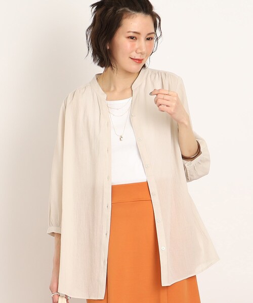 SHOO・LA・RUE（シューラルー）の「◇綿シフォン 前開きブラウス