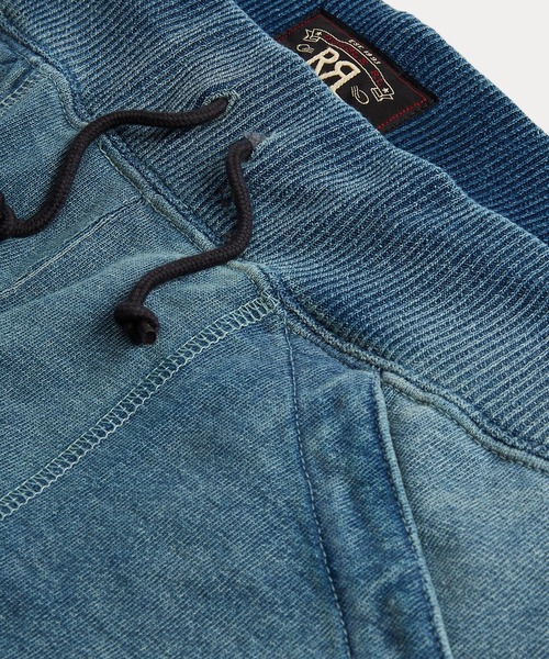 RRL（ダブル アール エル）の「インディゴ フレンチ テリー スウェット