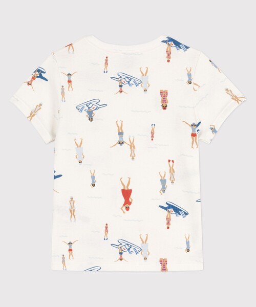 PETIT BATEAU（プチバトー）の「プリント半袖Ｔシャツ（Tシャツ/カットソー・キッズ・オフホワイト・6YEAR/8YEAR/10YEAR/12YEAR）」の7枚目の写真
