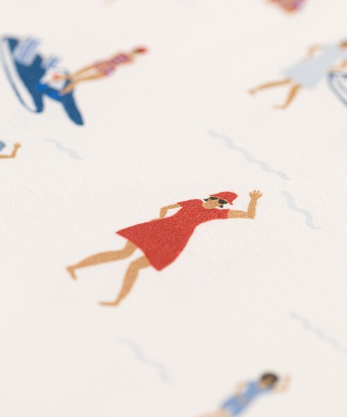 PETIT BATEAU（プチバトー）の「プリント半袖Ｔシャツ（Tシャツ/カットソー・キッズ・オフホワイト・6YEAR/8YEAR/10YEAR/12YEAR）」の8枚目の写真