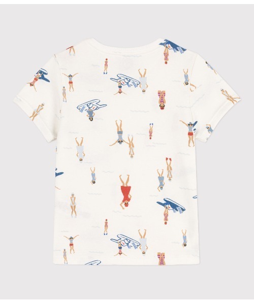 PETIT BATEAU（プチバトー）の「プリント半袖Ｔシャツ（Tシャツ/カットソー・キッズ・オフホワイト・6YEAR/8YEAR/10YEAR/12YEAR）」の6枚目の写真
