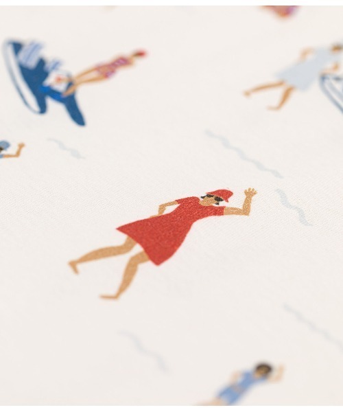 PETIT BATEAU（プチバトー）の「プリント半袖Ｔシャツ（Tシャツ/カットソー・キッズ・オフホワイト・6YEAR/8YEAR/10YEAR/12YEAR）」の4枚目の写真