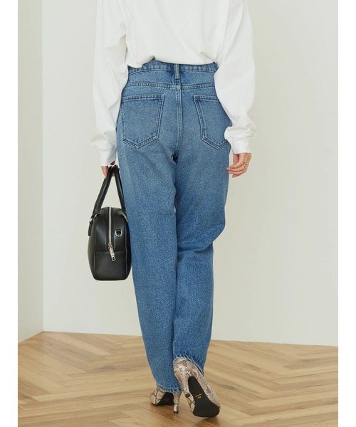AMERICAN HOLIC（アメリカンホリック）の「ストレートデニム（デニムパンツ・レディース・インディゴブルー・S/M/L）」の11枚目の写真