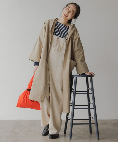 studio CLIP（スタディオクリップ）の「【マシンウォッシャブル/花粉ガード】ニュアンスフーディコート[プチサイズあり]（その他アウター・レディース・ライトグレー/ベージュ/カーキ/イエロー・FREE/PF）」の17枚目の写真