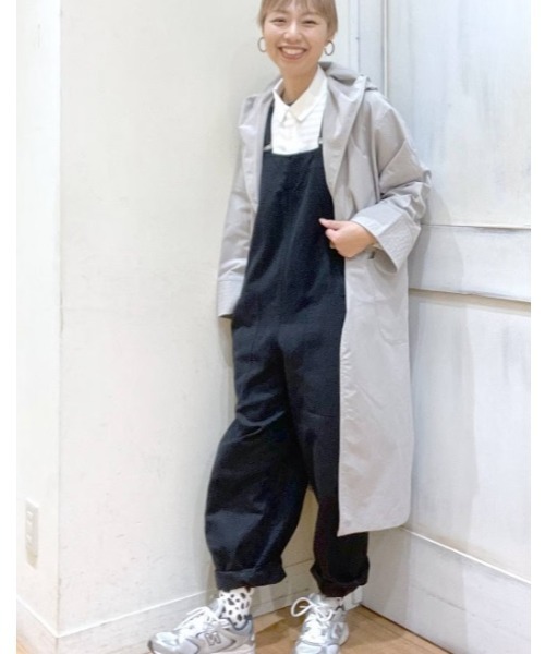 studio CLIP（スタディオクリップ）の「【マシンウォッシャブル/花粉ガード】ニュアンスフーディコート[プチサイズあり]（その他アウター・レディース・ライトグレー/ベージュ/カーキ/イエロー・FREE/PF）」の6枚目の写真