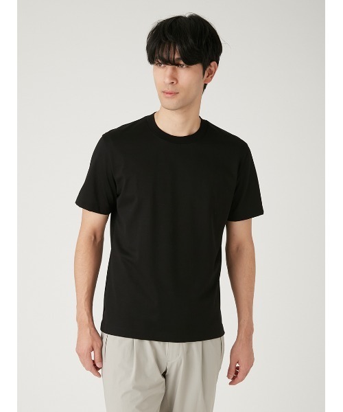 未使用品級　AOURE /アウール　半袖ニットTシャツ/白/M　リブ　メンズ カットソー＆Tシャツ｜AOURE（アウール）の通販サイト 【公式】