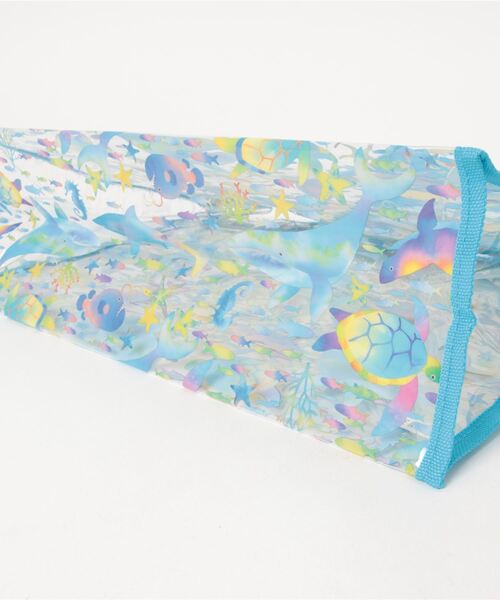 Kids Foret(キッズフォーレ)の「恐竜・昆虫・働く車・海の生き物柄プールバッグ(トートバッグ・キッズ・グリーン/ネイビー/ブラック/サックスブルー/ブルー・FREE)」の7枚目の写真