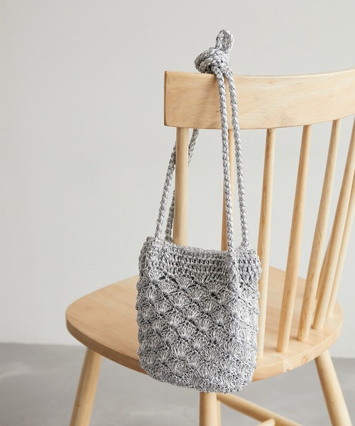【セール】メタリックヤーンバケットミニショルダーバッグ（ショルダーバッグ）｜ROPE' PICNIC（ロペピクニック）のファッション通販