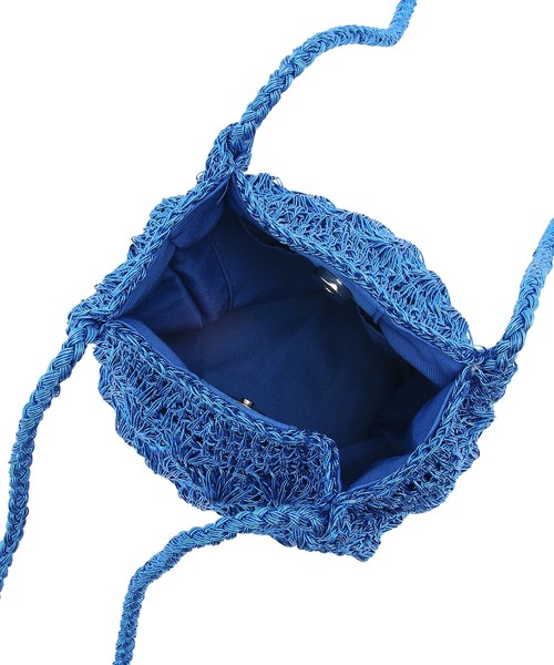 ROPE' PICNIC(ロペピクニック)の「メタリックヤーンバケットミニショルダーバッグ(ショルダーバッグ・レディース・シルバー/ブルー系その他5・FREE)」の6枚目の写真