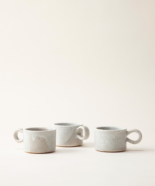 TIMELESS COMFORT（タイムレスコンフォート）の「錆かいらぎ 陶器コーヒーカップ（グラス/マグカップ/タンブラー・レディース・ホワイト・ONE SIZE）」の6枚目の写真