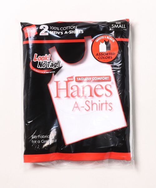 HANES（ヘインズ）の「【Hanes】2Pセット！　チューブボディマルチタンクトップ　HM2-K701（タンクトップ・メンズ・ブラック/ホワイト/グレー/マルチ・S/M/L）」の17枚目の写真