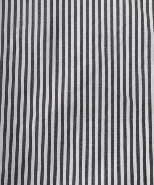 make a ray!（メイク ア レイ！）の「無地＆ストライプ柄 ビッグシルエット レギュラーカラー ブロード 長袖シャツ/オーバーサイズ（シャツ/ブラウス・メンズ・ベージュ/パープル/ブルー系その他/グリーン/ホワイト系その他/ホワイト/ブラック系その他/レモンイエロー/ブラック/サックスブルー・M/L/XL）」の22枚目の写真