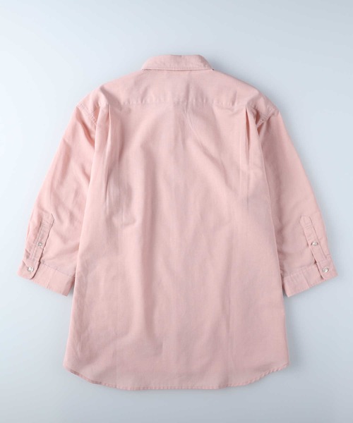 BACK NUMBER(バックナンバー)の「【BACK NUMBER】サラサラリネン混7分袖シャツ(シャツ/ブラウス・メンズ・ホワイト/グリーン/ピンク/ベージュ・L/M/XL/S)」の8枚目の写真