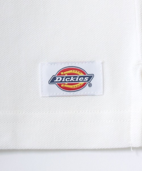 Dickies（ディッキーズ）の「Dickies/ディッキーズ オーバーサイズ カノコ ミニロゴワッペン ワンポイント刺繍 半袖ポロシャツ/レディース メンズ（ポロシャツ・メンズ・ブラック/ネイビー/ホワイト/グリーン・XL/M/L）」の15枚目の写真