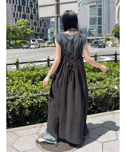 Ungrid（アングリッド）の「ウォッシュカラータンクトップ（タンクトップ・レディース・ピンク/イエロー/オフホワイト/チャコールグレー・FREE）」の19枚目の写真