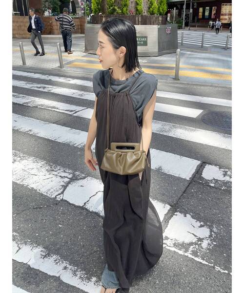 Ungrid（アングリッド）の「ウォッシュカラータンクトップ（タンクトップ・レディース・ピンク/イエロー/オフホワイト/チャコールグレー・FREE）」の15枚目の写真