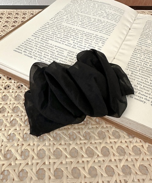 apres jour clair（アプレジュールクレア）の「【apres jour clair×ARIAZ】シアーヘアクリップ（バレッタ/ヘアクリップ・レディース・アイボリー/ダークブラウン/イエロー系その他/グレイッシュベージュ/ブラック/ピンクベージュ・FREE）」の10枚目の写真