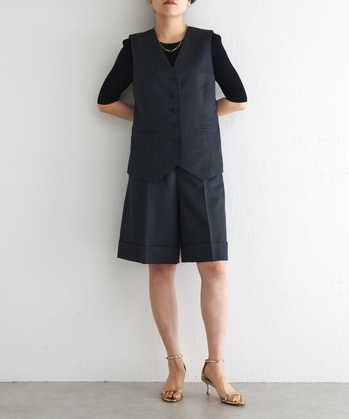 Whim Gazette 長谷川京子さんコラボ ショートパンツ Whim Gazette(ウィム ガゼット)の【長谷川京子さんコラボ