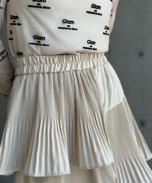 LVEU.(ラブユ.)の「【LVEU.】アシンメトリープリーツティアードスカート / ボトムス スカート ティアード プリーツ アシンメトリー アシメ ミモレ ブラック ベージュ(スカート・レディース・ベージュ/ブラック・FREE)」の20枚目の写真