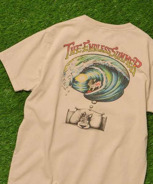 The Endless Summer（エンドレスサマー）の「TES DREAMER T-SHIRT / Tシャツ（Tシャツ/カットソー・メンズ・ホワイト/ベージュ/イエロー・MEDIUM/LARGE/SMALL/X-LARGE）」の3枚目の写真