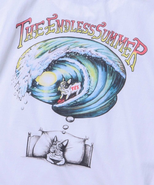 The Endless Summer（エンドレスサマー）の「TES DREAMER T-SHIRT / Tシャツ（Tシャツ/カットソー・メンズ・ホワイト/ベージュ/イエロー・MEDIUM/LARGE/SMALL/X-LARGE）」の7枚目の写真