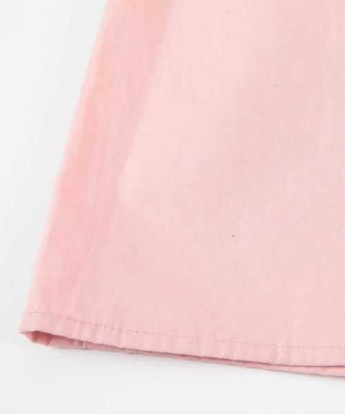 バックリボンギャザーノースリーブワンピース