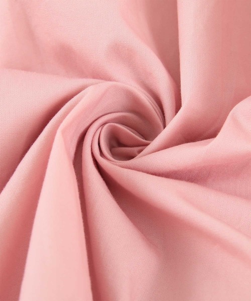 バックリボンギャザーノースリーブワンピース