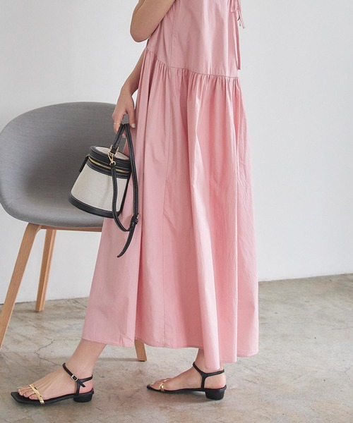 titivate（ティティベイト）の「バックリボンギャザーノースリーブ