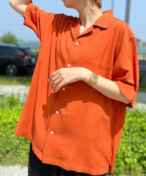 BACK NUMBER（バックナンバー）の「【BACK NUMBER】レーヨン麻半袖